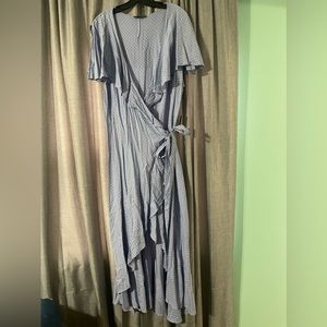 Eliqoii, dress, size 24, short sleeve, wrap around